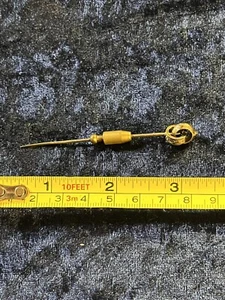 Antique Victorian Wedding Brooch Stick Pin Unusual Design Kitsch Item 80 - Picture 1 of 3