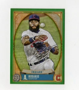 2021 Topps Gypsy Queen Amed Rosario #278 Green Cleveland Indians SP - Picture 1 of 2