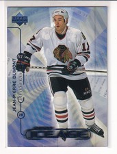 99/00 UD UPPER DECK JEAN-PIERRE DUMONT NEW ICE AGE INSERT CARD #N20
