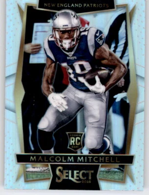 2016 Select Silver Prizm Malcolm Mitchell Rookie RC Insert PWE Patriots #77 - Image 1 of 2