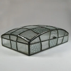 Jewelry box - large dome stained glass patchwork by 1178designs - Picture 1 of 12