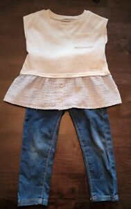 7 for all mankind toddler Girls 2t Outfit Set