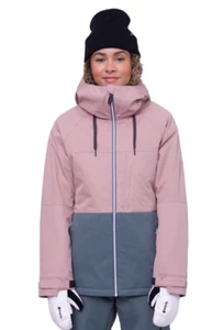 686 Womens Athena Insulated Snowboard Jacket (Dusty Mauve) - Picture 1 of 4