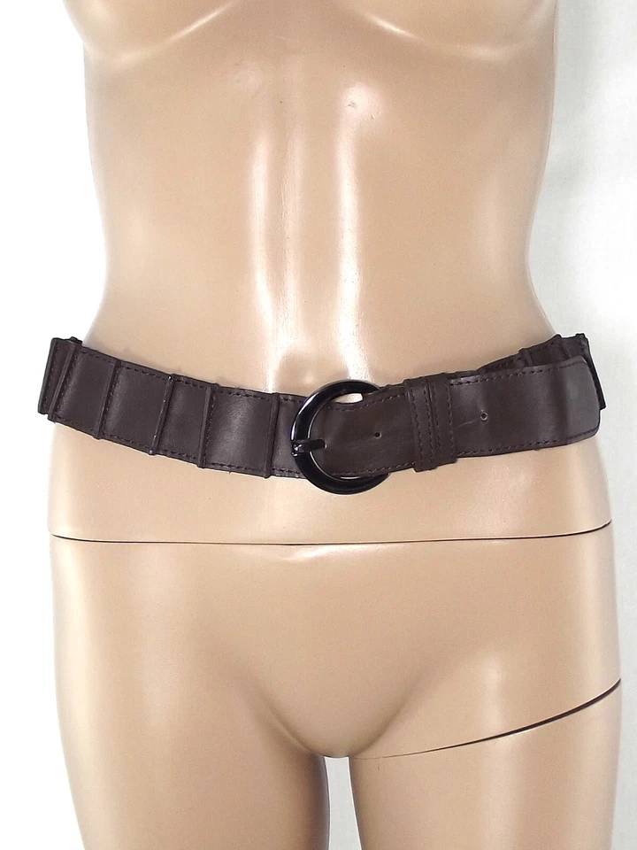 Mng Mango Damengürtel braun Kunstleder Größe 85 cm - Bild 1 von 4