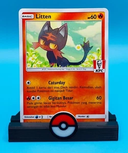 Pokemon Juego de Cartas Coleccionables Litten KFC Promo 182/SM-P CASI NUEVO - Imagen 1 de 3