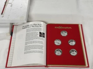 Franklin Mint 1971 Walt Disney World Silver Master Proof Set- 20 Magical Years- - Picture 1 of 17