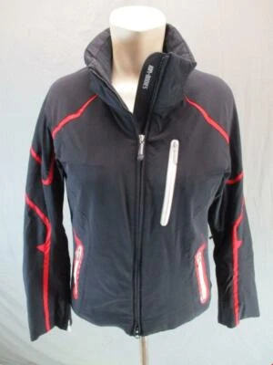 Descente Size 8 Womens Black Full Zip Insulated No Hood Snowboard Jacket GR6052 - Image 1 of 4