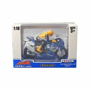 1:18 Scale Suzuki GSX-R1000 Motorcycle Model Diecast Toy Motorcycle Gift Blue - Picture 1 of 4