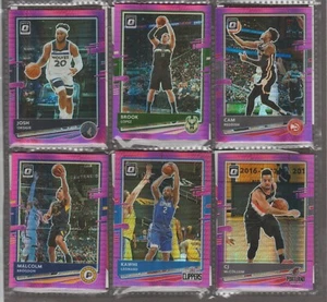 2020-21 Optic Pink Basketball NBA Parallel Lot #9014 Leonard Reddish Lopez  - Picture 1 of 1