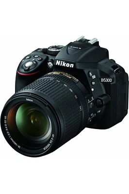 Nikon D5300 Digital SLR Camera Kit (18-140mm and 35mm Lens) - Black - Image 1 of 4