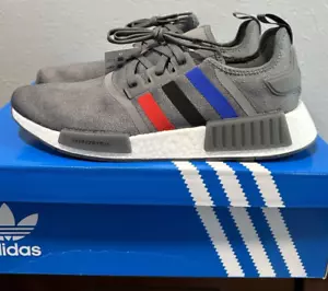 adidas Originals Herren 12 NMD_R1 Sneaker Laufschuh grau rot blau schwarz 708 - Bild 1 von 11