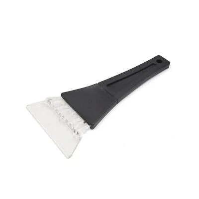 Black Plastic Handle Clear Blade Car Window Glass Ice Scraper Snow Removal - Image 1 of 4