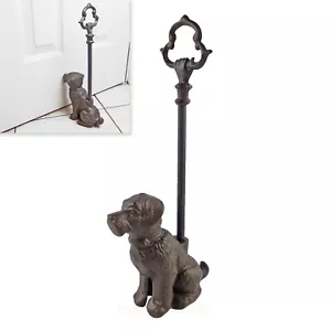 Dog Doorstop Door Porter with Handle Heavy Duty Antique Style 15 1/4" Tall - Picture 1 of 5