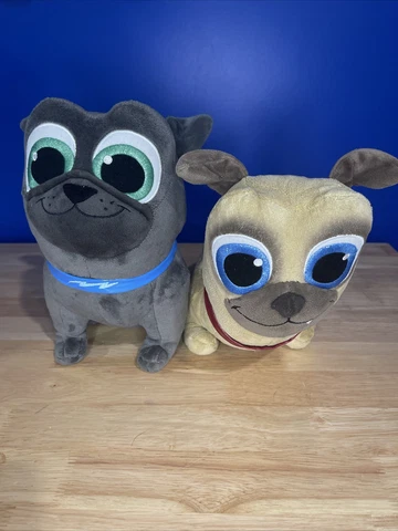 Disney Jr Puppy Dog Pals Bingo Rolly Plush Stuffed Animals - Lot of 2 - Authenti Cover