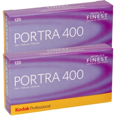10 Rolls Kodak Professional Portra 400 120 Size Color Negative Film     - Image 1 of 4