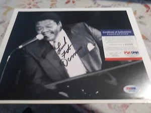 Fats Domino signed 8x10 photo Authenticator PSA/DNA - Picture 1 of 4