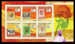 114.GUINEE República 2009 Sello S/S Gandhi, Sello En Sellos .mnh - Imagen 1 de 1