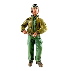 1:32 Unimax Toys Forces of Valor WWII US Army M4A3 Sherman Tank Commander Figure - Picture 1 of 4
