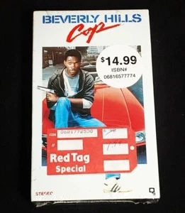 BEVERLY HILLS COP FIRST PRINT WATERMARKS Sealed Betamax (Not VHS) Eddie Murphy - Picture 1 of 3