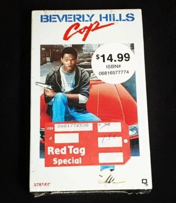 BEVERLY HILLS COP FIRST PRINT WATERMARKS Sealed Betamax (Not VHS) Eddie Murphy - Image 1 of 3