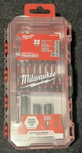 Milwaukee Shockwave Impact Duty Driver Bit Set, 32-Pc., Model# 48-32-4004 - Picture 1 of 2
