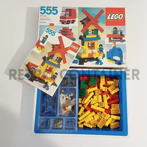 Lego Vintage 100% Complete Set 555 /2 - Basic Building Set w Box (1981) - Picture 1 of 3