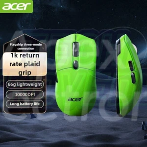 Acer 2.4G Wireless Bluetooth Tri-Mode Lightweight Gaming Mouse 10000DPI - Afbeelding 1 van 14