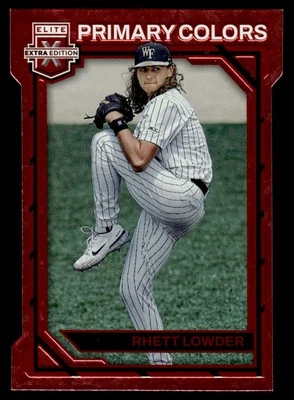 2023 PANINI EXTRA EDITION STAR STATUS Rhett Lowder /99 - Image 1 of 2