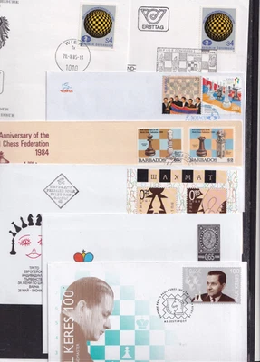 Ajedrez elección FDC Austria Armenia Islas Feroe Alemania Israel Moldavia Rumania Serbia Foto 1 de 4