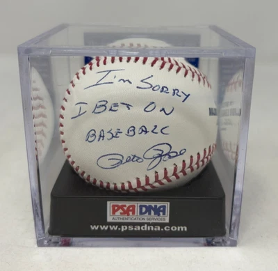 Pete Rose Signed Rawlings Baseball I'm Sorry I Bet Insc PSA 10/10 Auto RARE! - Image 1 of 4