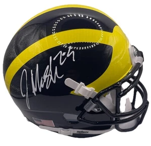 JORDAN MARSHALL AUTOGRAPHED SIGNED MICHIGAN WOLVERINES MINI HELMET PSA/DNA - Picture 1 of 2