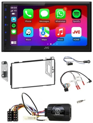 JVC Bluetooth 2DIN Lenkrad DAB USB Autoradio für Nissan Qashqai J10 07-13 - Bild 1 von 4