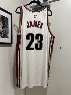 NBA Authentic LeBRON JAMES Cleveland Cavaliers Jersey 52 XXL 2XL Reebok Cavs  - Image 1 of 4