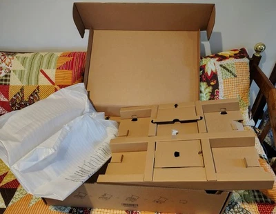 Caja de envío original, bolsa, cartón de embalaje para monitor HP 27" V27c G5 2024 Foto 1 de 4