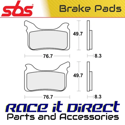 Pastillas de freno delanteras para APRILIA SXV 550 SUPERMOTO 2006-2012 carreras todoterreno SBS Foto 1 de 4