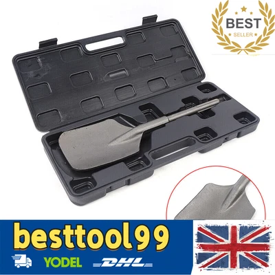 UNBRAND Clay Spade Bit Chisel SDS Max Tile Lifter Floor Scraper Ceramic Breakers Silver