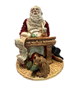 The Legend of Santa Claus"Checking His List" Christmas Statue Figurine Limited - Picture 1 of 3