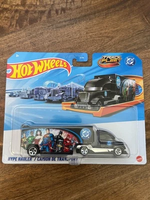 Hot Wheels Track Fleet Hyper Hauler DC Comics Super Hero Rig Superman Batman Foto 1 de 2