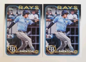 Austin Shenton RC Base Rookie Lot Tampa Bay Rays Topps Update #US275 - Picture 1 of 2