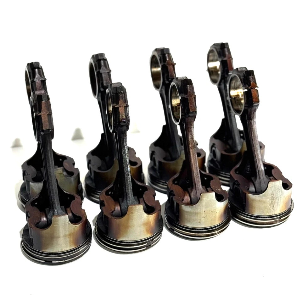 1993 GMC / CHEVY C / K 1500 2500 305 5.0L V8 PISTONS & CONNECTING RODS SET OF 8 - Image 1 of 4