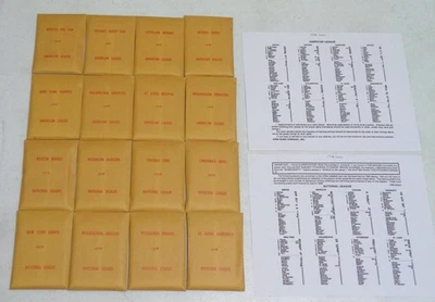APBA Baseball 1948 Season Complete Cards Set with Roster Sheets - Image 1 of 4