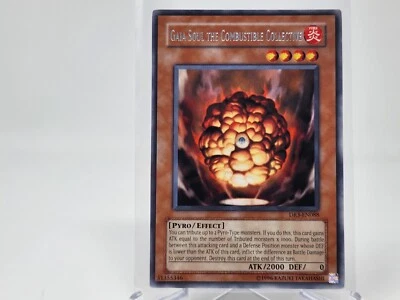 YuGiOh Gaia Soul the Combustible Collective DR3-EN088 Unlimited Rare NM - Image 1 of 2