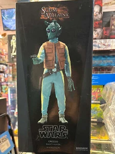 Greedo Bounty Hunter 1/6 Scale (Star Wars, Sideshow) Open Box - Picture 1 of 6