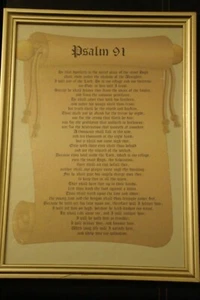 Psalm 91 Picture in Pearl, Devotional Scriptures and Free Gideon Bible - Picture 1 of 4