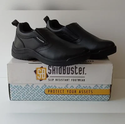 NIB SKIDBUSTER Women's Anti Slip Safety Shoes Slip On S5077 SIZE 6M / #063 - Image 1 of 4