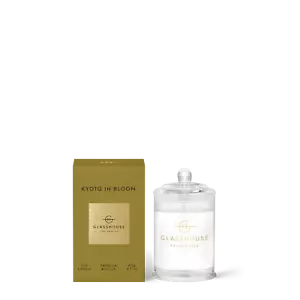 Kyoto in Bloom Camellia & Lotus 60g Triple Scented Candle Glasshouse Fragrances - Picture 1 of 3