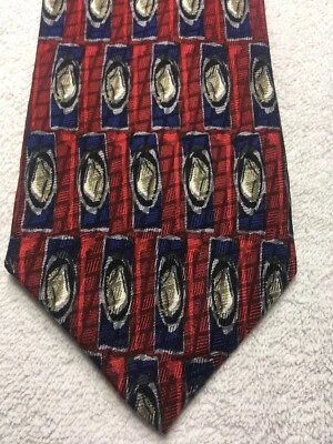 JZ RICHARDS CORBATA HOMBRE ROJO BORGOÑA AZUL GRIS BEIGE 4 X 60 Foto 1 de 4