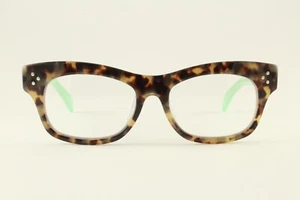 Authentic Dolabany IZARO GREEN TORTOISE 50mm Cat Eye Glasses Frames Italy - Picture 1 of 5