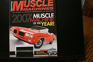 HEMMINGS MUSCLE MACHINES MAGAZINE, DECEMBER 2007,MUSCLE OF THE YEAR,1970 JUDGE - Imagen 1 de 1