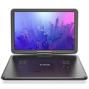 BOIFUN Tragbarer DVD Player 17,5’’ mit 15,6’’ HD 270°Rotation & Wiederaufladbare - Bild 1 von 9